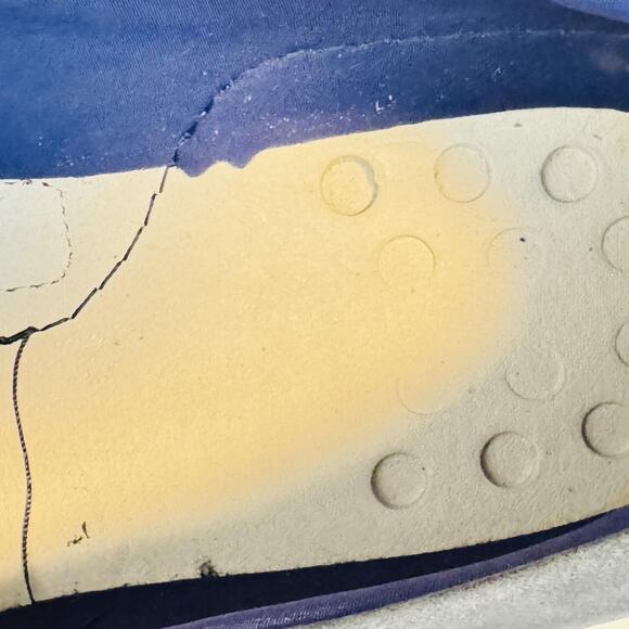 Cole Haan Shoes Mens 12 Blue Suede Loafers Grand OS Motogrand Casual Slip On - Picture 10 of 12